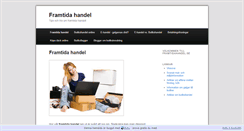 Desktop Screenshot of framtidahandel.se